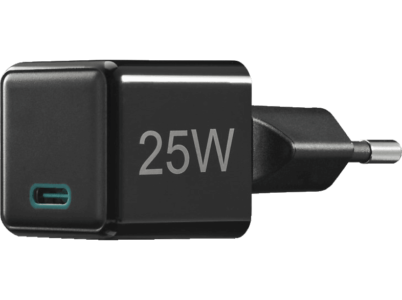 Hama 00201985 USB Ladegerät 25 W 1x USB-C® USB PD Schwarz Innenbereich USB Power Delivery (USB-PD)