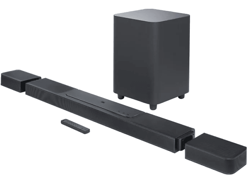 JBL Bar 1300, Bluetooth, Inalámbrico, 1170 W, Subwoofer inalámbrico, 11.1.4 Canales, Negro