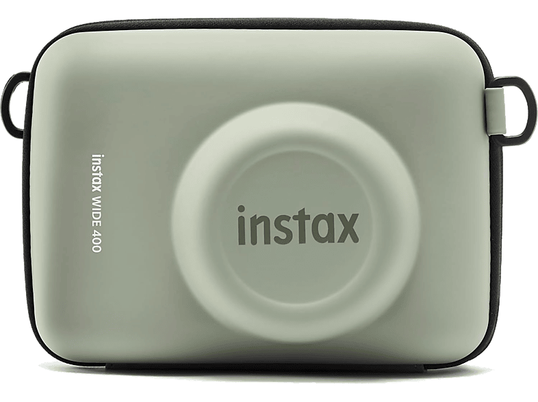 Funda cámara - Fujifilm Instax Wide 400 Case, Poliuretano, Correa de Hombro Ajustable, Verde