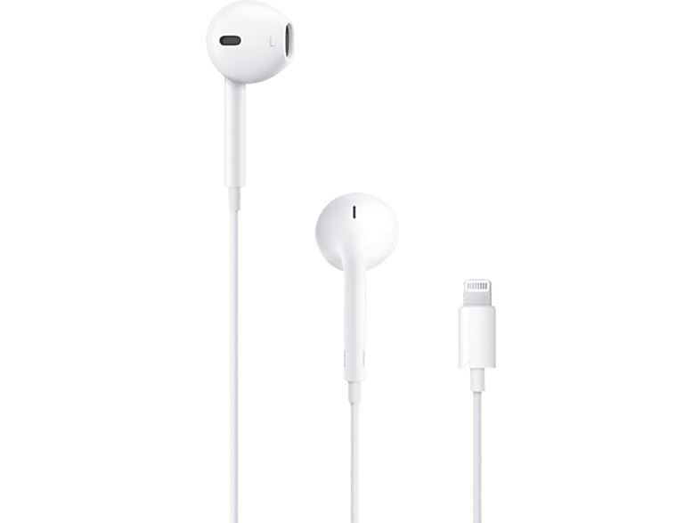 APPLE Earpods Lightning MWTY3ZM/A In-ear Bedrade oordopjes met Ruisonderdrukking Wit
