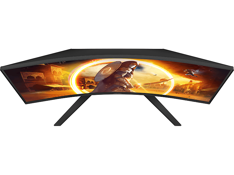 AOC CQ32G4VE 31,5 Zoll Curved Gaming Monitor, QHD, 0,5 ms Reaktionszeit, 300 cd/m², 180 Hz, Schwarz — Foto 5 von 5