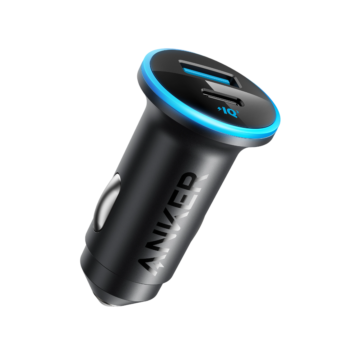 Anker 323 2-Poorts (52.5W) USB / USB-C Autolader Zwart