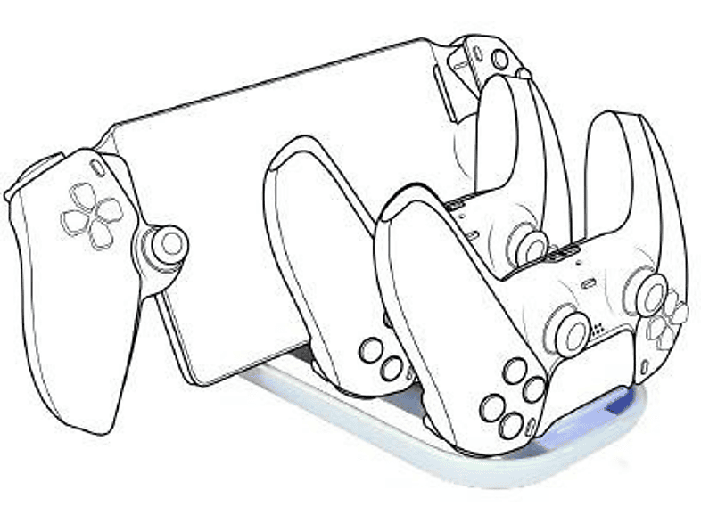 Thumbnail - BIGBEN PS5, Ladestation, Weiß