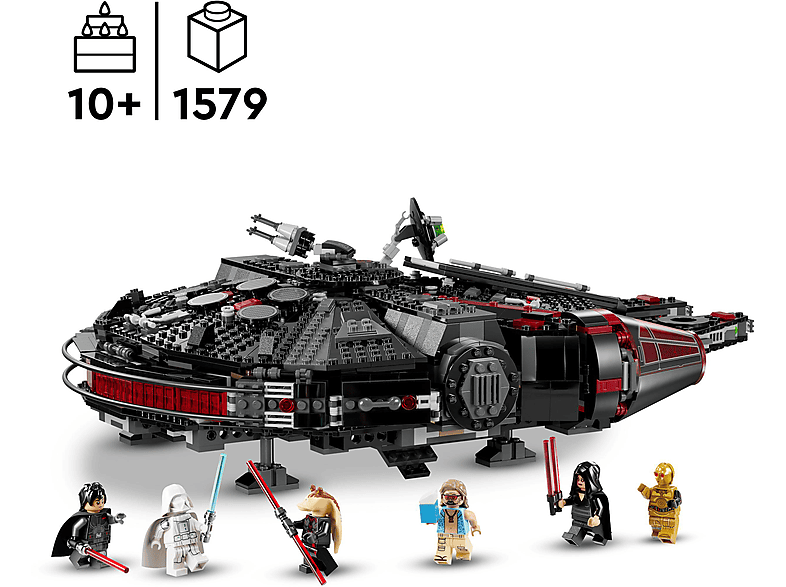 Thumbnail - LEGO Star Wars™ 75389 Dunkler Millennium Falke Bausatz, Mehrfarbig