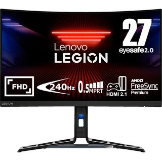 LENOVO Legion R27fc-30, HDMI 2.1, 27 Zoll Full-HD Gaming Monitor (1 ms Reaktionszeit, 240 Hz (übertaktet bis 280 Hz))