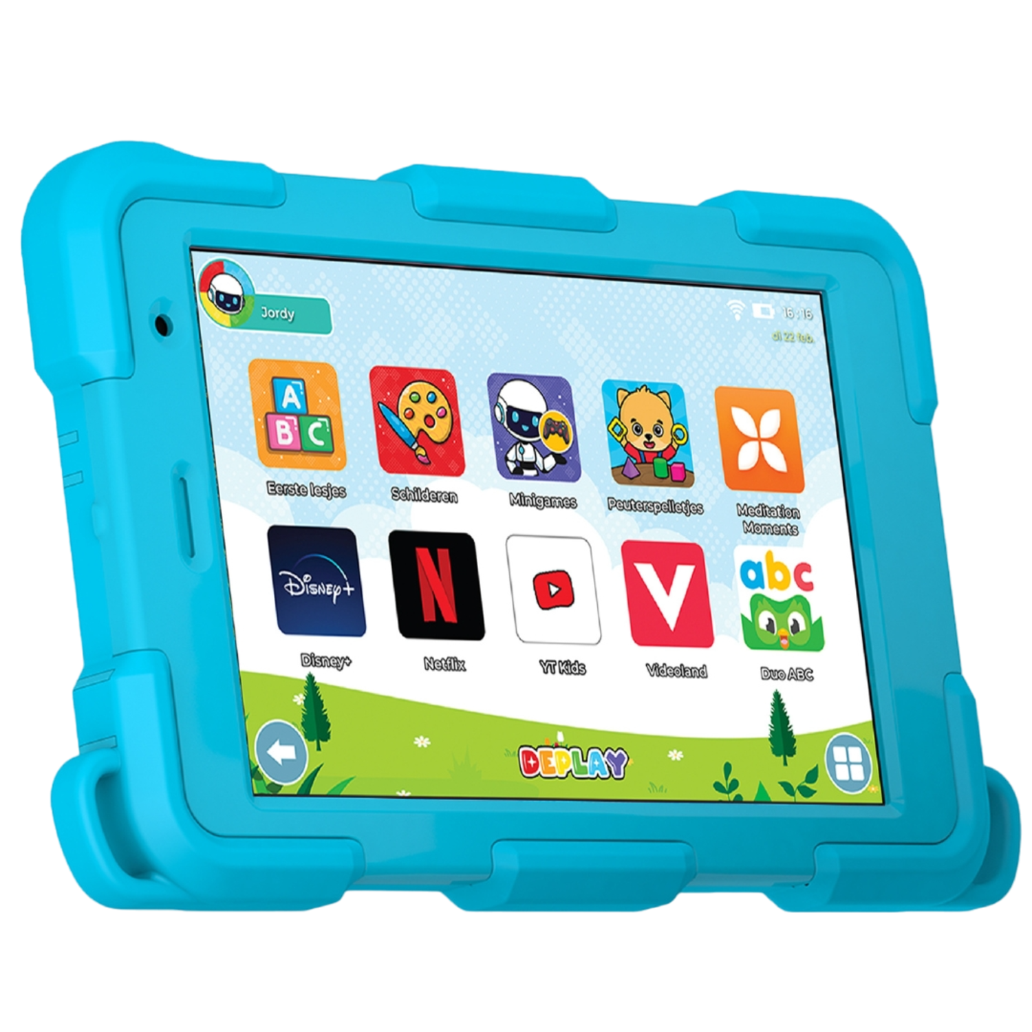 Deplay Kids Tablet Smart 4+ - 8 Inch 64 Gb Blauw Wifi