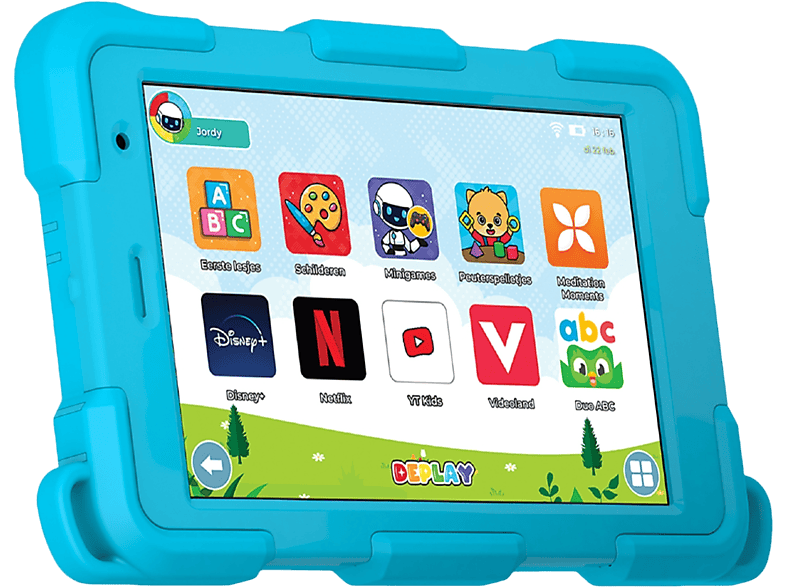 Deplay Kids Tablet Smart 4+ - 8 Inch Blauw 64 Gb