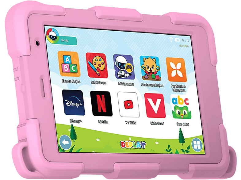 Deplay Kids Tablet Smart 4+ - 8 Inch Roze 64 Gb