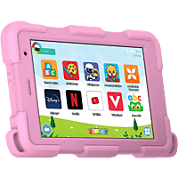 MediaMarkt DEPLAY Kids Tablet SMART 4+ - 8 inch - 64 GB - Roze - Wifi aanbieding