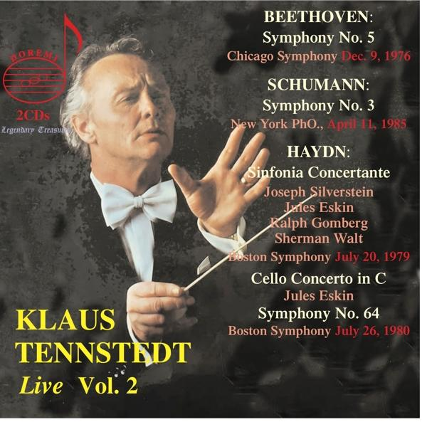 CD-Cover mit einem Mann im Anzug, der ein Orchester dirigiert, mit Musikdetails.