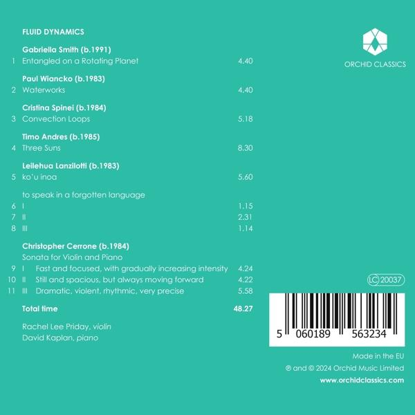 Schallplattenlabel mit Text und Barcode. Liste der Musiktitel und Credits sichtbar.