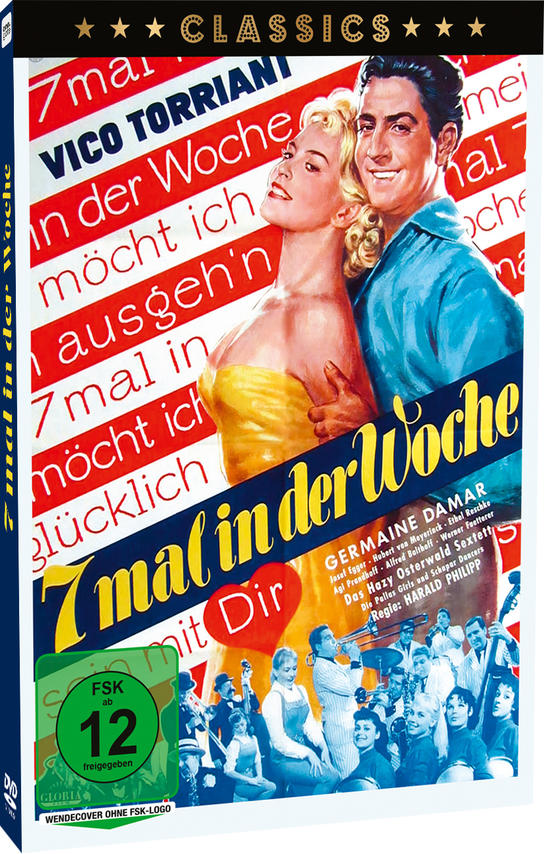 DVD-Cover für einen deutschen Film mit einem Mann und einer Frau, Text und Illustrationen.