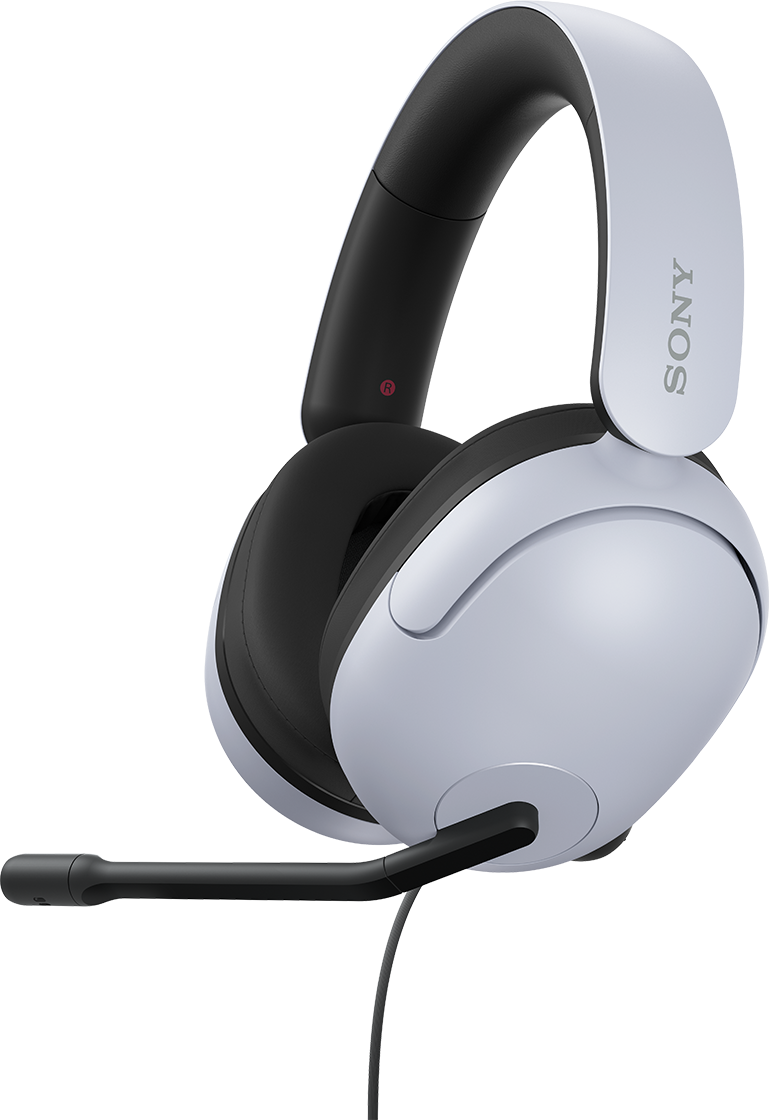 SONY INZONE H3 vezetékes gaming fejhallgató mikrofonnal, 3,5mm jack, USB DAC, fehér (MDRG300W.CE7)
