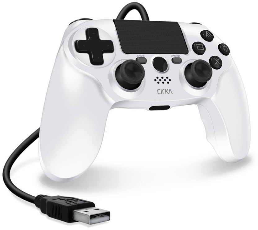 CIRKA NUFORCE PS4/PC/Mac vezetékes kontroller, fehér