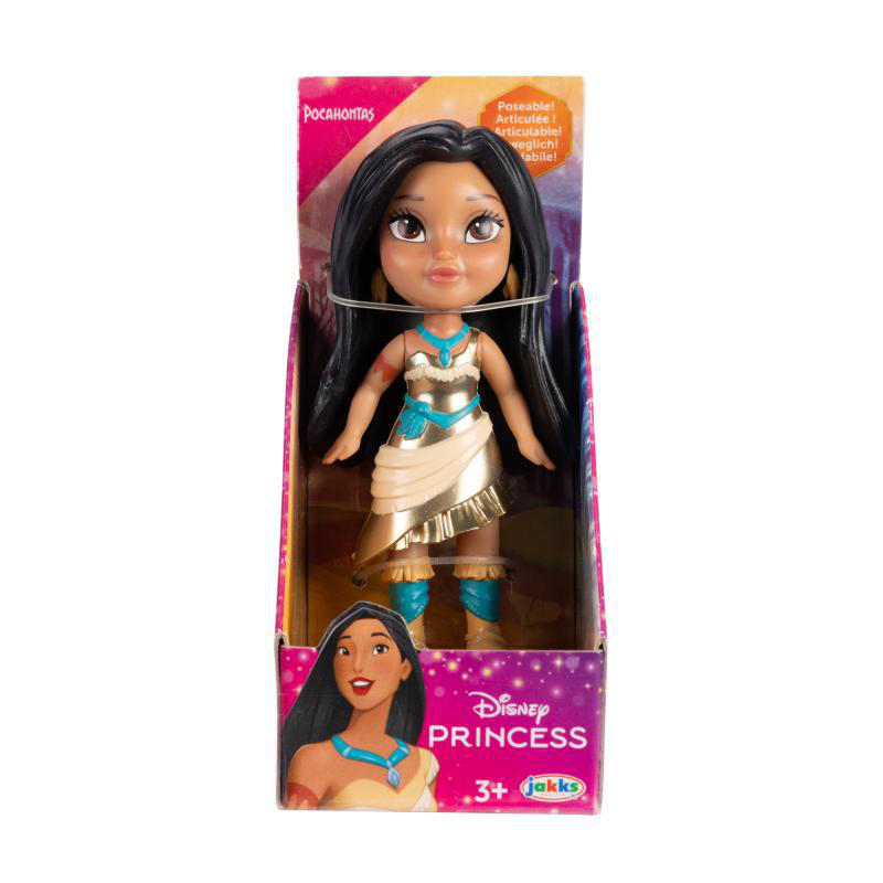 Eine Disney-Prinzessinnen-Puppe in einer Box.