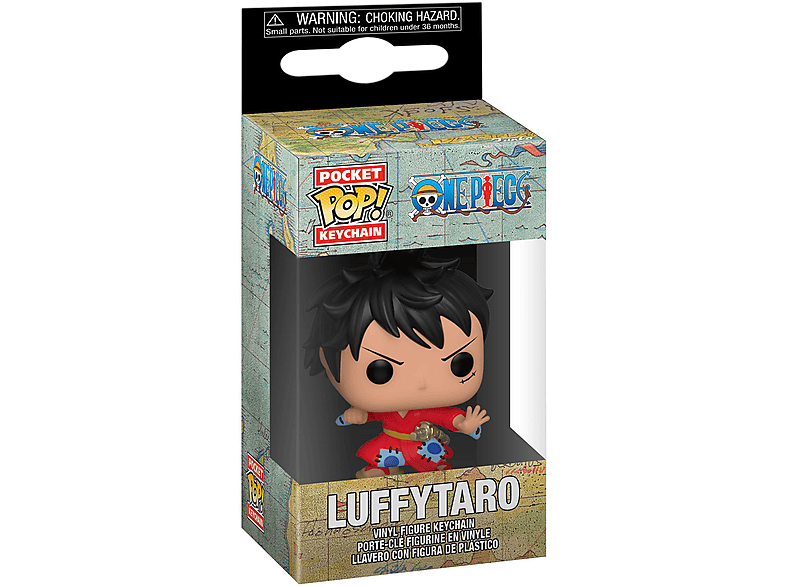 Anime Luffy Schlüsselanhänger | Piratenschädel Mit Drehfunktion | Bronze Metall