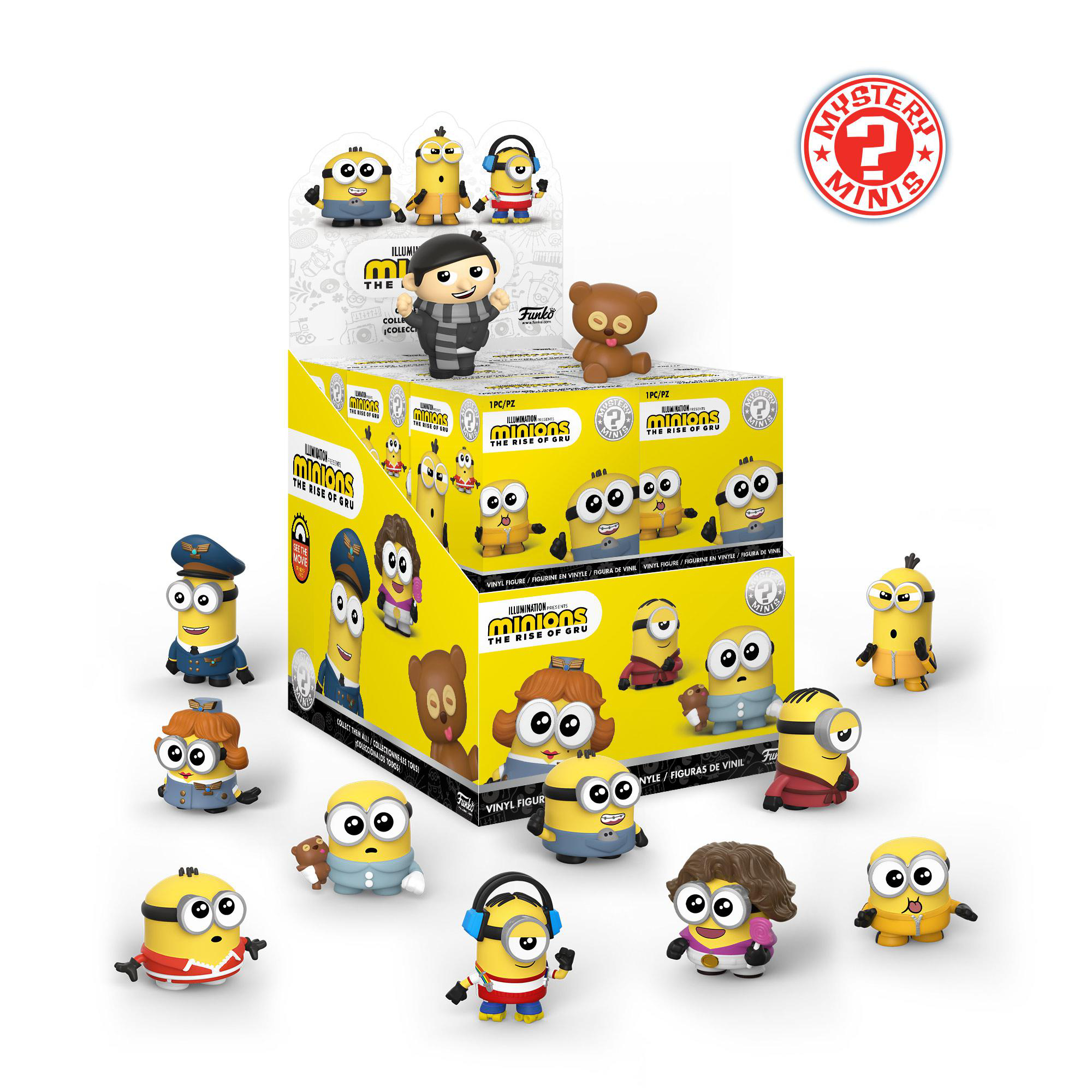 FUNKO POP Mystery Mini! Minions 2 Blindbox 12er Display, 9 cm