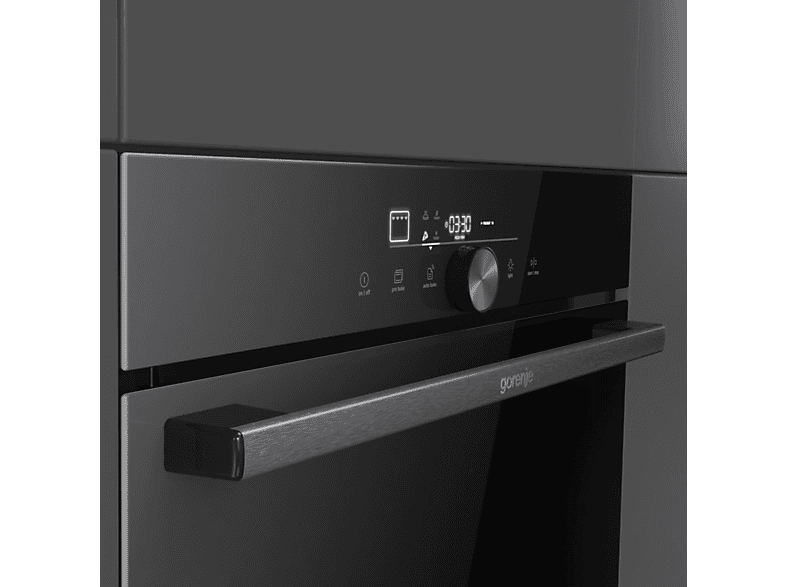 Gorenje GO66E PIZZA350C G600 Backofen mit Pyrolyse (77 l, Schwarz, 595 mm breit, A+) — Foto 2 von 2