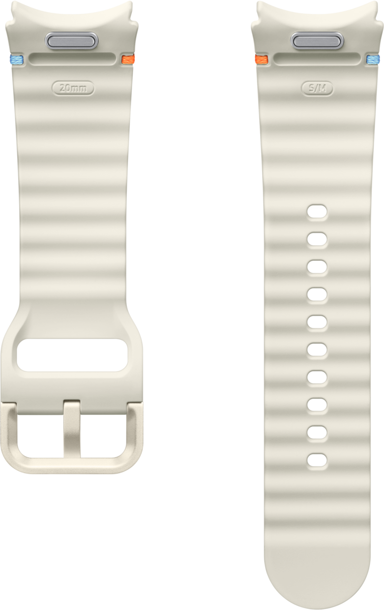 SAMSUNG Sport Band (20mm, S/M), Fascia da braccio, Samsung, Crema