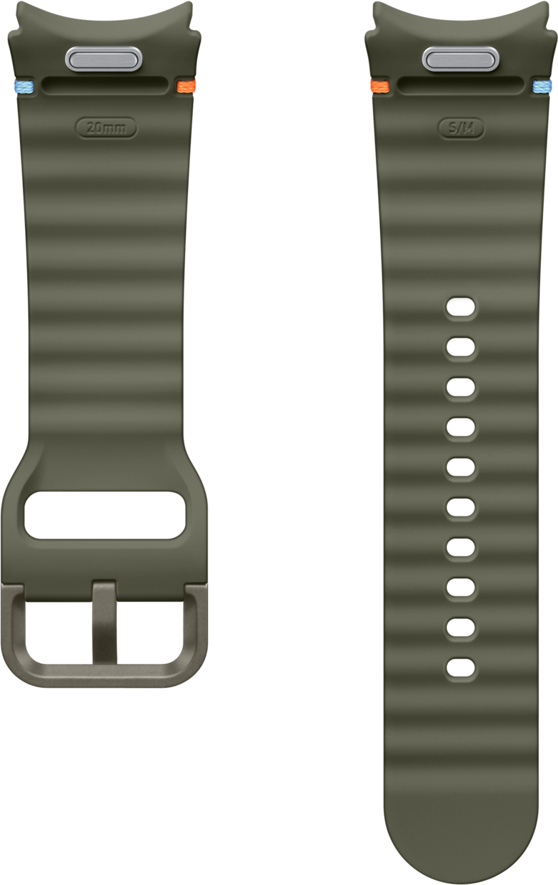 SAMSUNG Sport Band (20mm, S/M), Fascia da braccio, Samsung, Verde