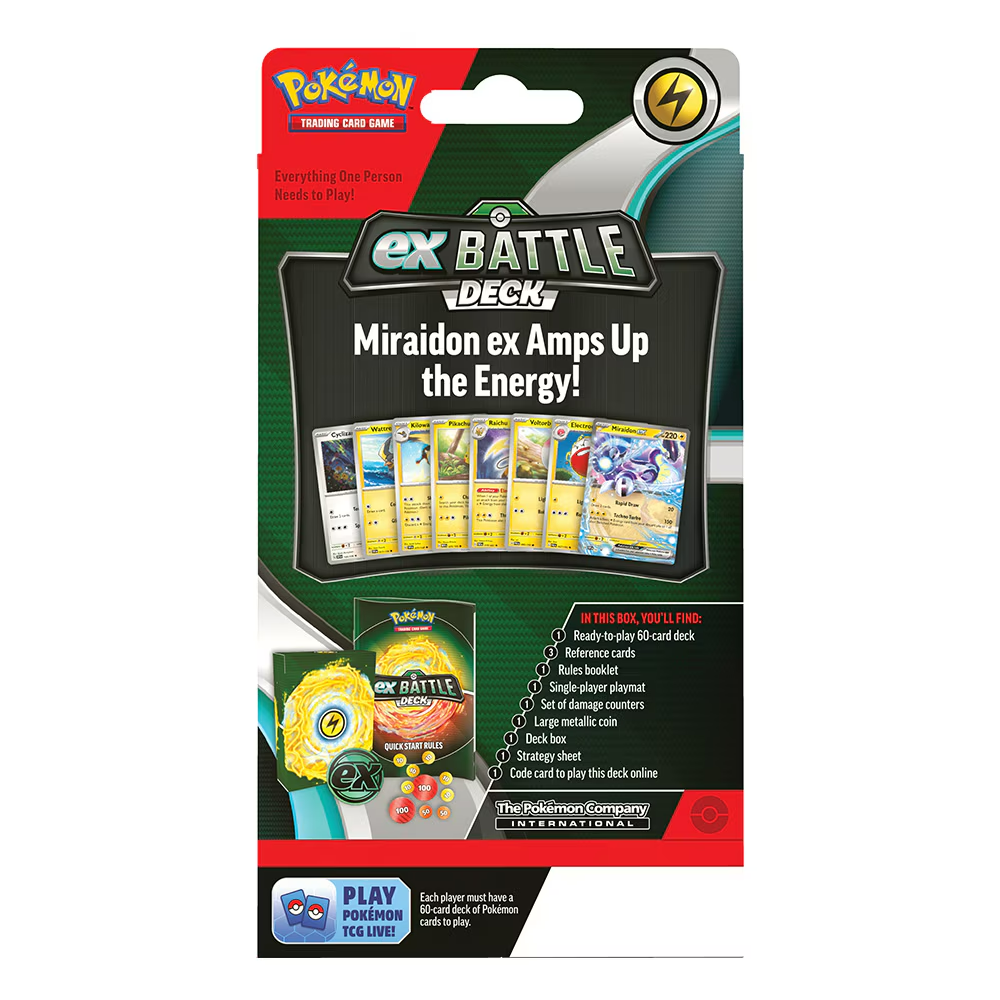 Juego - Magicbox Pokémon: Victini y Miraidon ex Battle Deck, Aleatorio