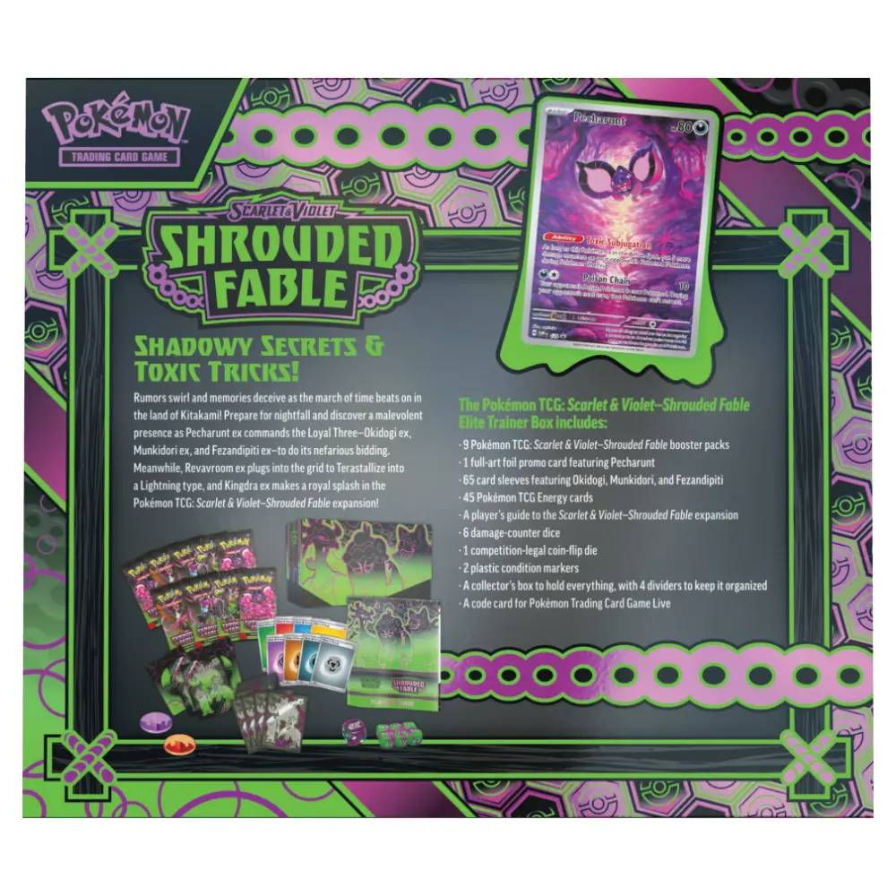 Juego - Magicbox The Pokémon TCG: Scarlet & Violet  Shrouded Fable Elite Trainer Box