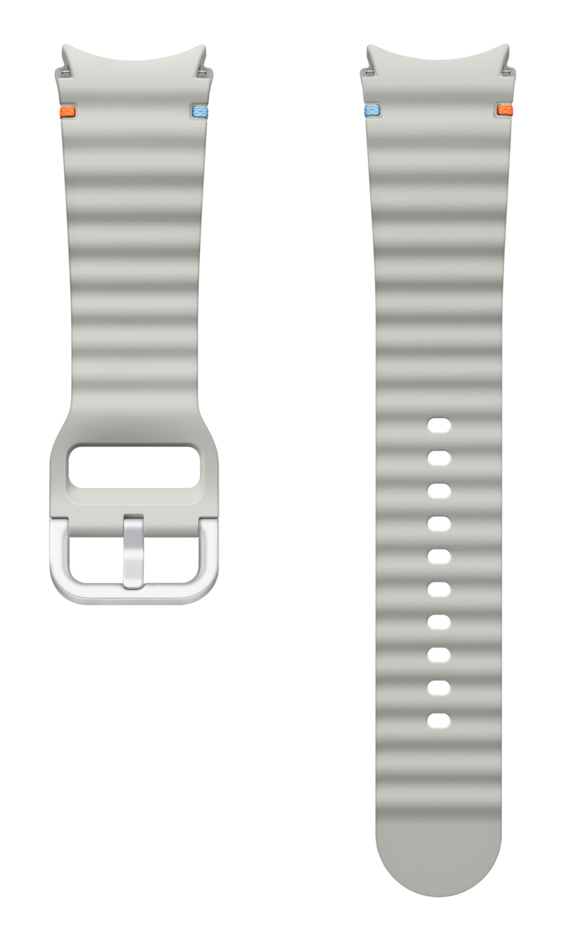 SAMSUNG Sport Band (20mm, M/L), Fascia da braccio, Samsung, Argento