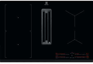 ELECTROLUX KCC83443 Beépíthető indukciós főzőlap, 80 cm, beépített elszívóval, FlexiBridge, Hob2Hood, Booster