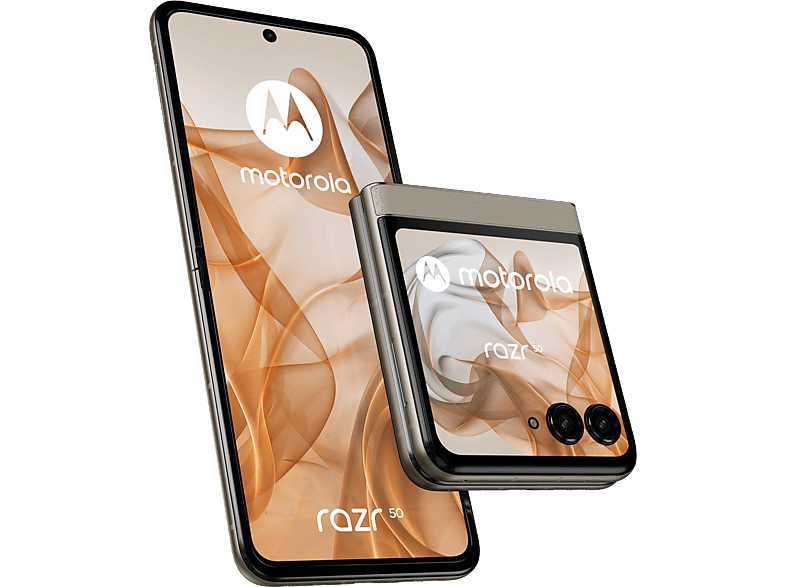 Motorola razr 50, Arena, 256 GB, 8 GB RAM, 6.9 pOLED FHD+, MediaTek Dimensity 7300X, 4200 mAh, Plegable, Android
