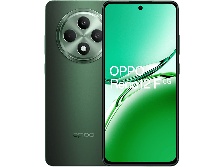 Oppo Smartphone Reno 12 F 256gb - 5g Black Green 256 Gb Zwart