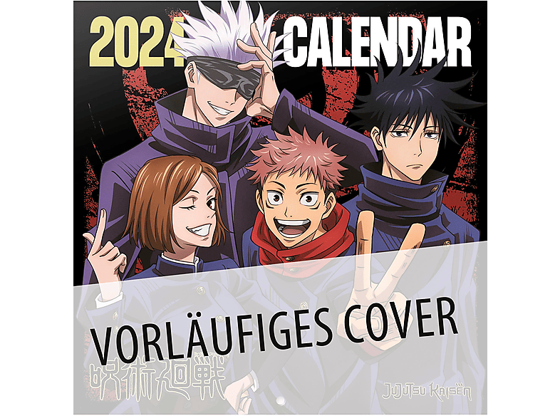 DANILO PROMOTIONS Jujutsu Kaisen Kalender 2025 inkl. Miniposter