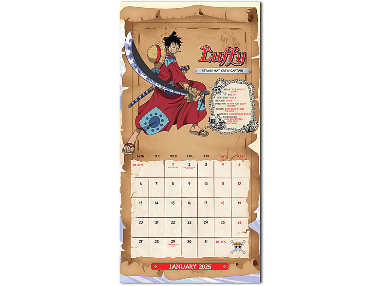 Thumbnail - DANILO PROMOTIONS One Piece 2025 Kalender