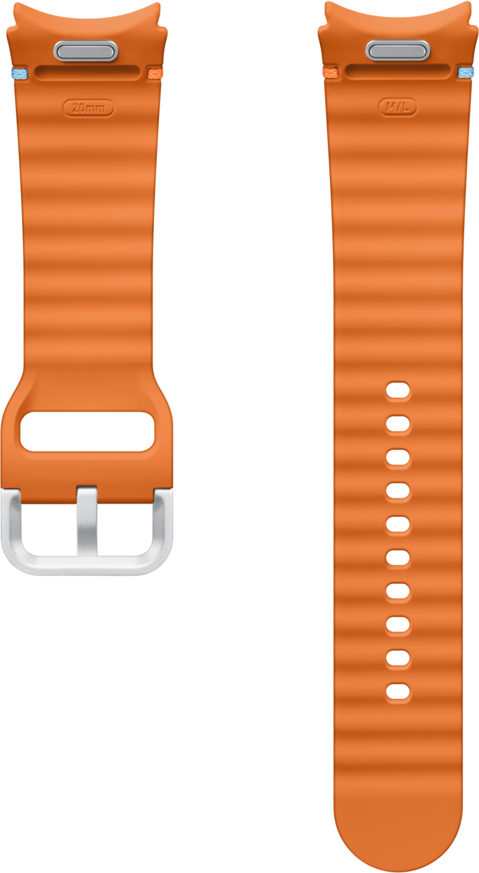 SAMSUNG Sport Band (20mm, M/L), Fascia da braccio, Samsung, Arancione