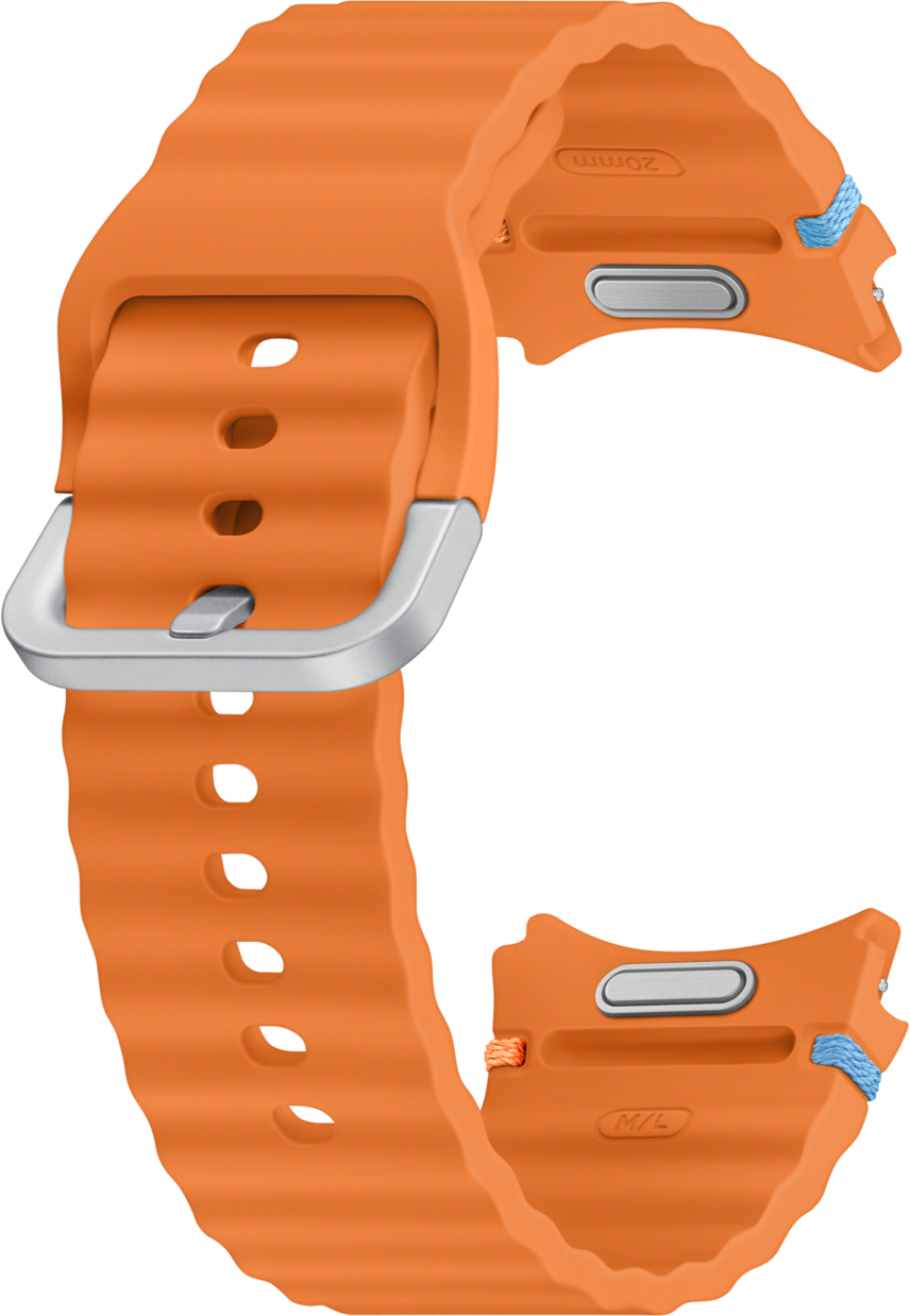 SAMSUNG Sport Band (20mm, M/L), Fascia da braccio, Samsung, Arancione