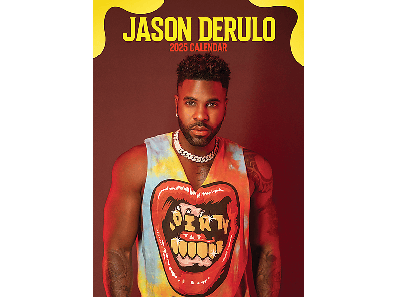 Jason Derulo - 2025 Calendar A3-as naptár