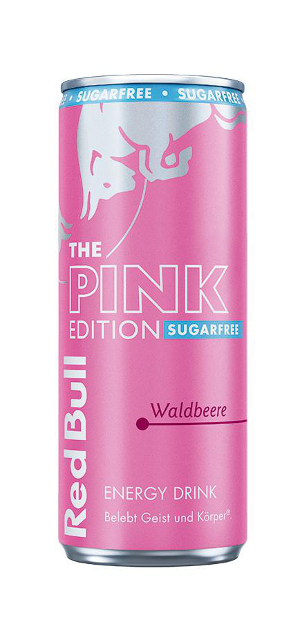 RED BULL 874135 Pink Edition Sugarfree Waldbeere Energy Drink, 1x 0,25 ...