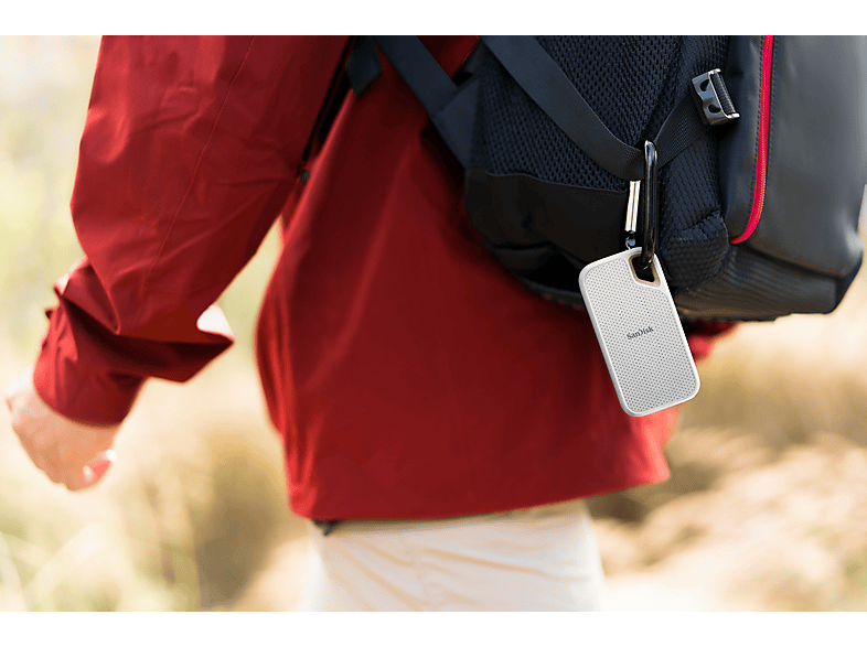 Thumbnail - SANDISK Extreme® Portable SSD Festplatte, 2 TB SSD, extern, Weiß