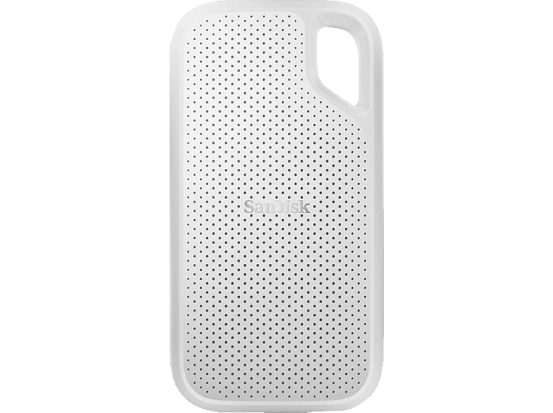 SANDISK Extreme® Portable SSD Festplatte, 2 TB SSD, extern, Weiß