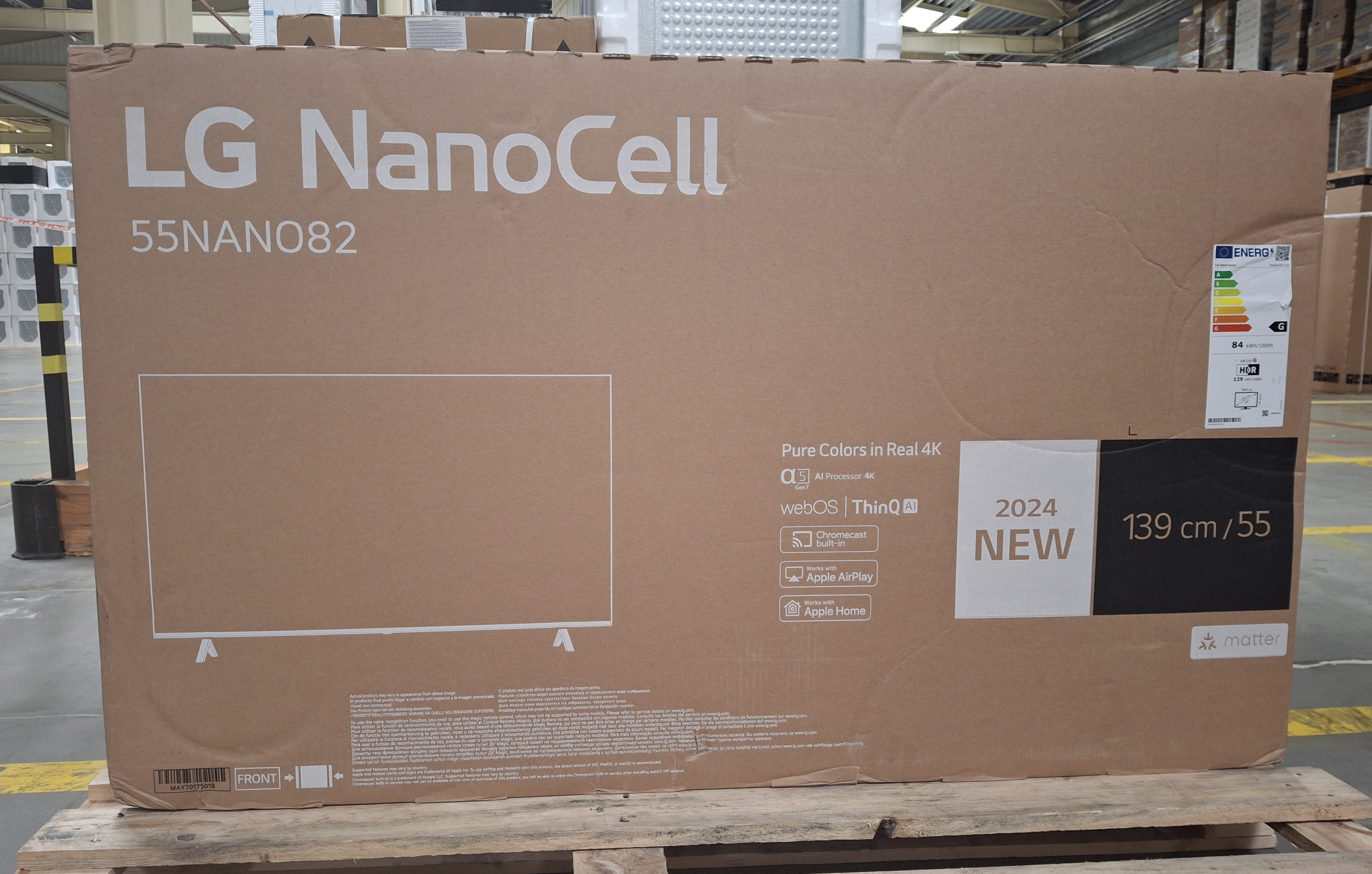 OUTLET - Telewizor LG NanoCell 55NANO82T6B.AEU 55" 4K webOS Nano Color