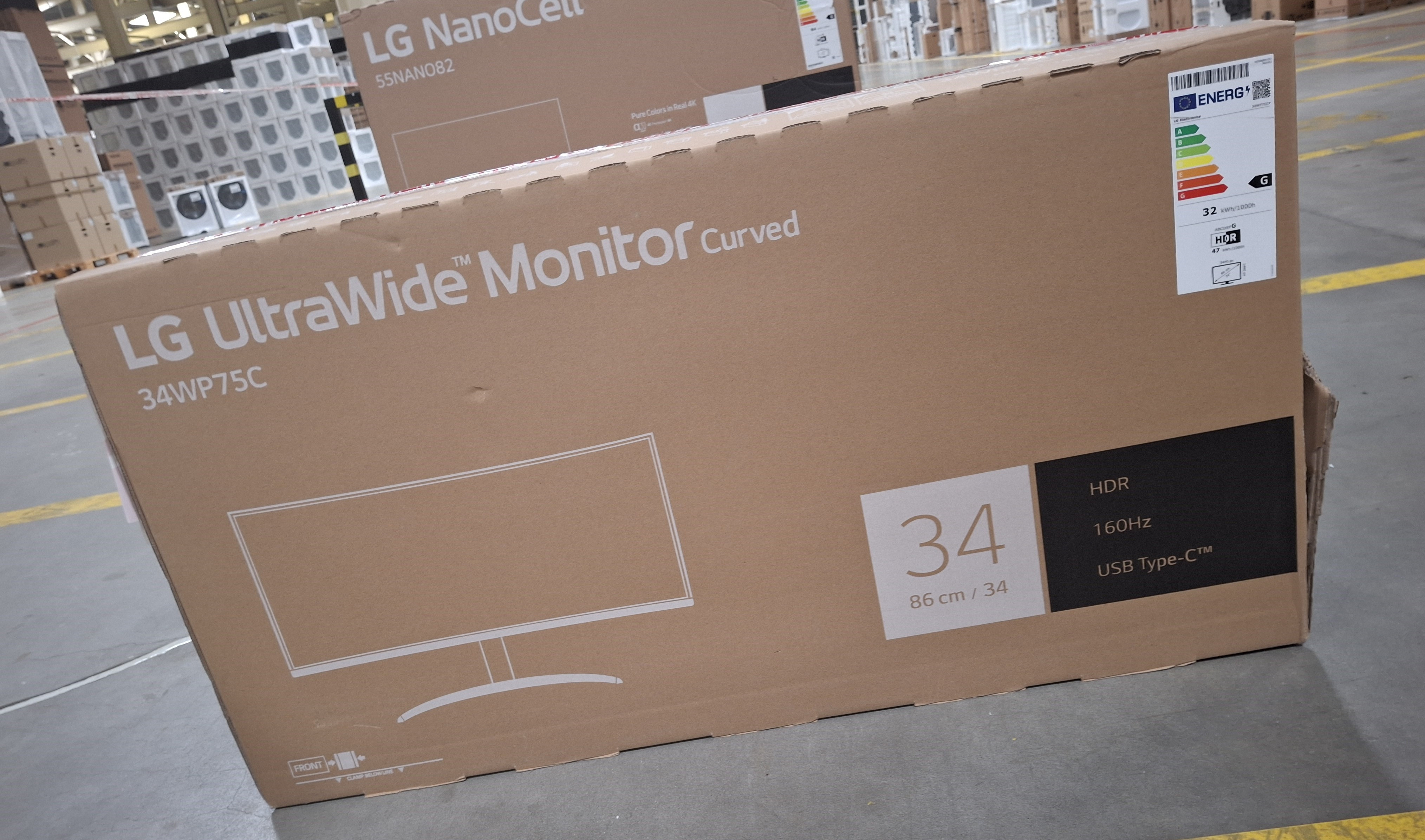 OUTLET - Monitor LG 34WP75CP-B 34 UWQHD VA 1ms 160Hz