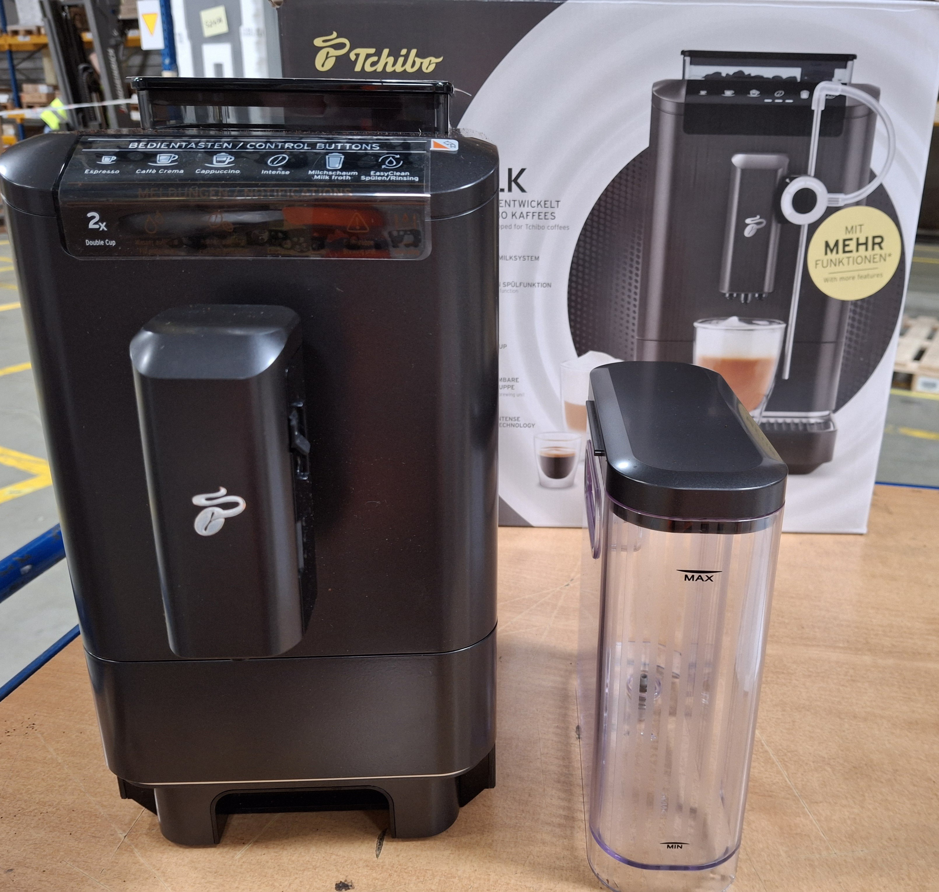 OUTLET - Ekspres ciśnieniowy automatyczny TCHIBO Esperto 2 Milk Granite Black