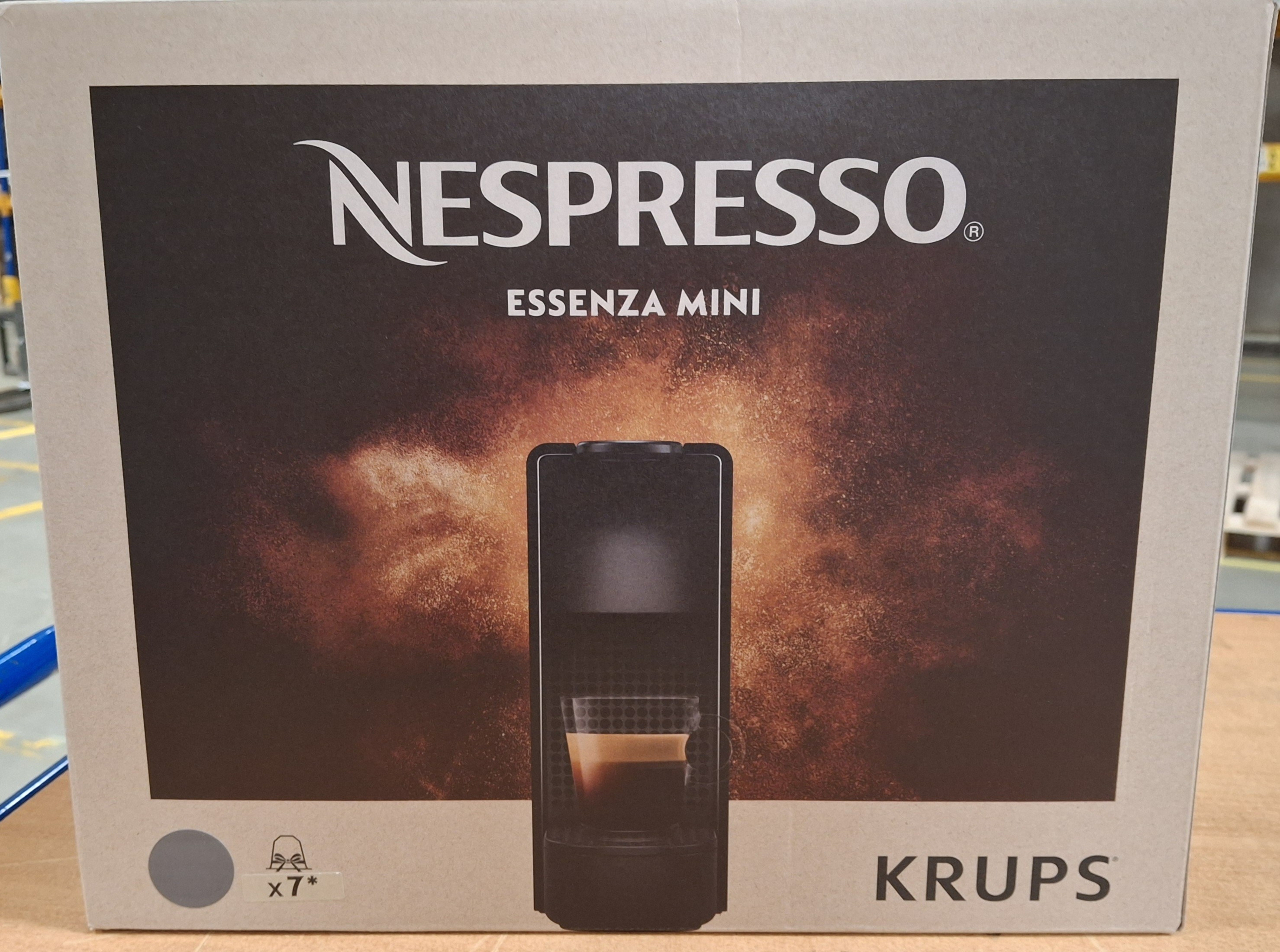 OUTLET - Ekspres na kapsułki KRUPS-NESPRESSO Essenza Mini XN110B Szary
