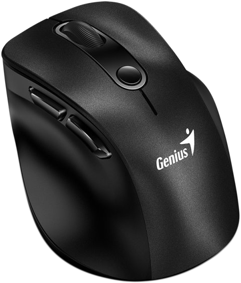 GENIUS Ergo 9000S vezeték nélküli mini egér, Bluetooth + 2,4GHz, fekete (31030038400)