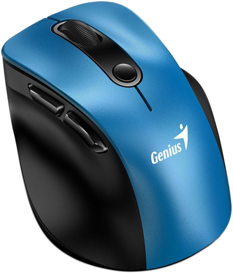 GENIUS Ergo 9000S vezeték nélküli mini egér, Bluetooth + 2,4GHz, kék (31030038401)