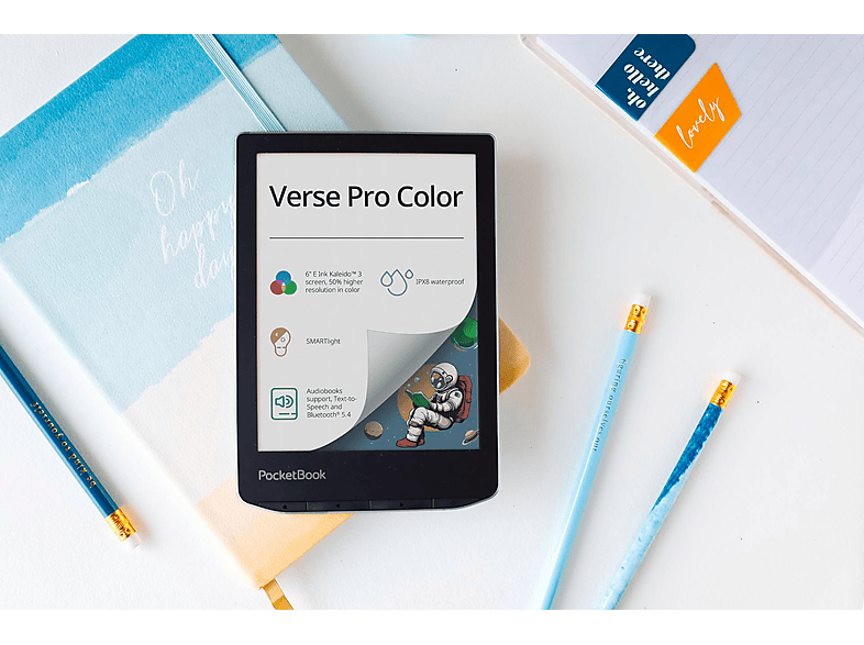 POCKETBOOK Verse Pro Color eBook-Reader, 16 GB, Stormy Sea; eReader — Foto 3 von 5