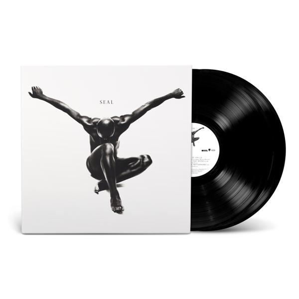 Album borító fekete-fehér képpel egy levegőben lévő személyről és egy bakelitlemezről.