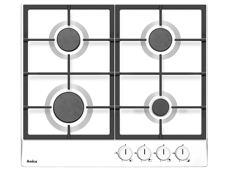 Płyta gazowa do zabudowy AMICA PGA6100APW Biały