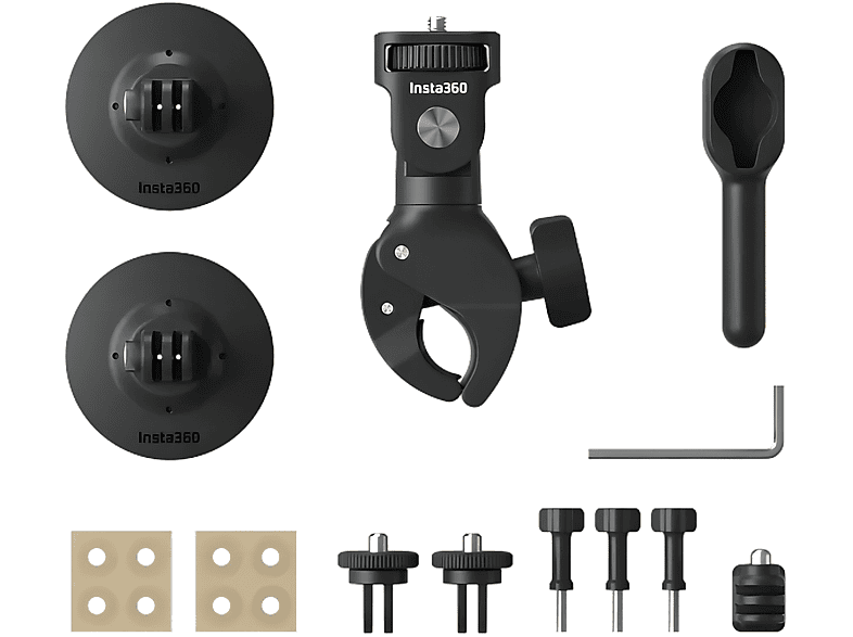 Thumbnail - INSTA360 Motorrad-Bundle, Klemmhalterung, Schwarz