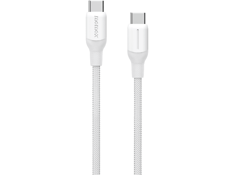 MOMAX DC26W 1-Link Type-C to Type- C 100w USB-C 3.0m Şarj Kablosu Beyaz