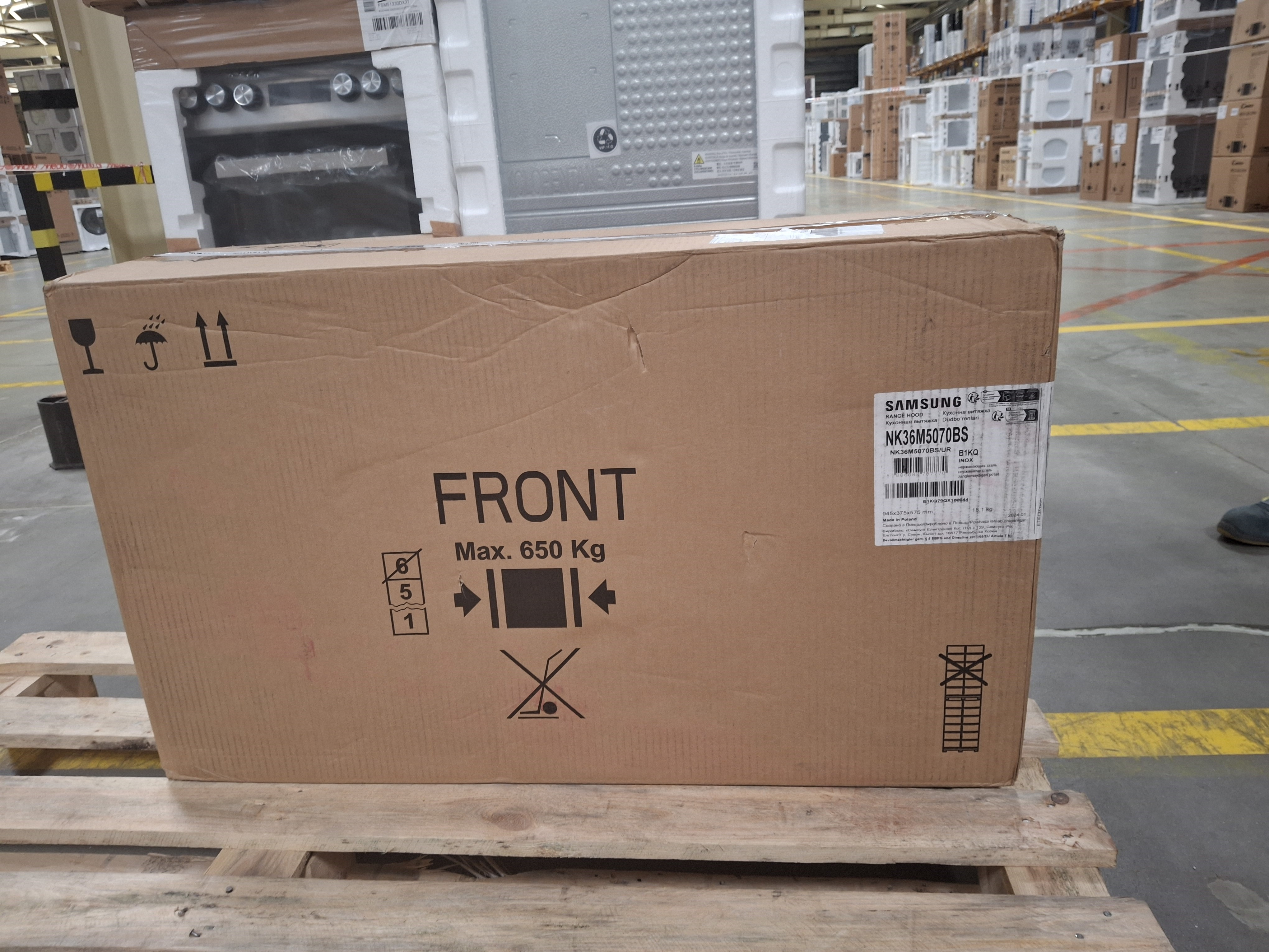 OUTLET - Okap SAMSUNG NK36M5070BS/UR